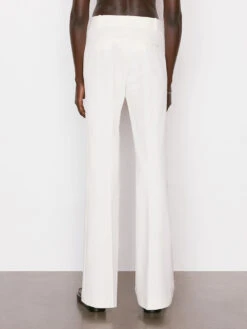Le High Flare Trouser -- Blanc -Elegant Wear Store 118 LWWB0729 BLANC 1290B