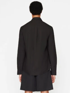 Classic Poplin Shirt -- Noir -Elegant Wear Store 20 LMSH0384 NOIR 0015