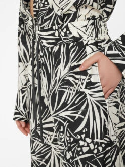 Drawstring Lounge Pant -- Noir Multi -Elegant Wear Store 4 LWWB0890 NOIR MULTI FRSU23EC II WOMENS DAY 01 1160HR