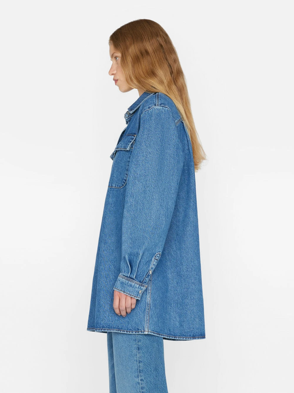 A Line Shirt Dress -- Brisk 8 A Line Shirt Dress -- Brisk - Image 6