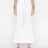 Double Waist Band Crop Palazzo -- Au Natural Clean -Elegant Wear Store DWCP470 AUCL 0218