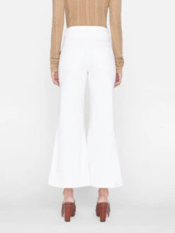 Double Waist Band Crop Palazzo -- Au Natural Clean -Elegant Wear Store DWCP470 AUCL 0232