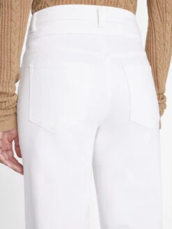 Double Waist Band Crop Palazzo -- Au Natural Clean -Elegant Wear Store DWCP470 AUCL 0233