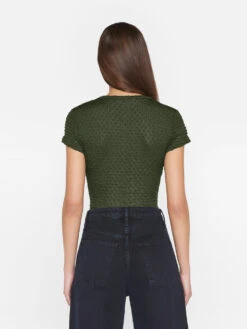 Mesh Lace Baby Tee -- Surplus -Elegant Wear Store F23CCH01 SURPLUS 0951