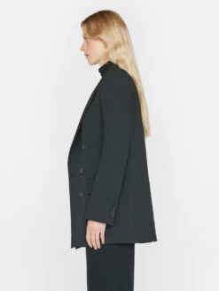 Double Breasted Slim Blazer -- Noir -Elegant Wear Store F23HBZ03 NOIR 0489