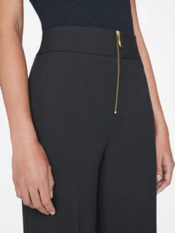 Relaxed Trouser -- Noir -Elegant Wear Store F23HPA02 NOIR 0291