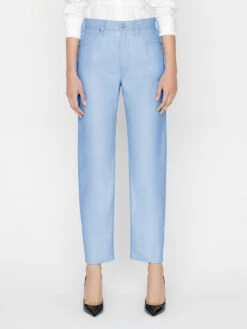 Recycled Leather Le High 'N' Tight Straight -- Oxford Blue