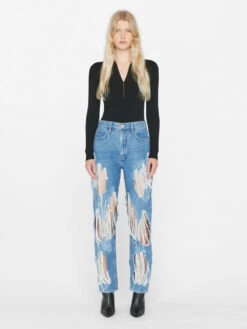 Atelier Le High 'N' Tight Straight -- Dreamland Shred 13 Atelier Le High 'N' Tight Straight -- Dreamland Shred -Elegant Wear Store HNTSTO510 DREAMLAND SHRED 1096