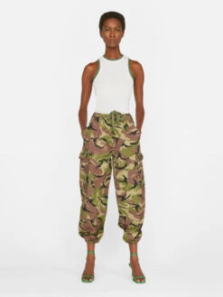 High Rise Utility Trouser -- Camo -Elegant Wear Store HRUTR772 CAMO FRSU23EC WOMENS DAY 05 0826HR