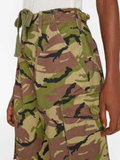 High Rise Utility Trouser -- Camo -Elegant Wear Store HRUTR772 CAMO FRSU23EC WOMENS DAY 05 0833HR