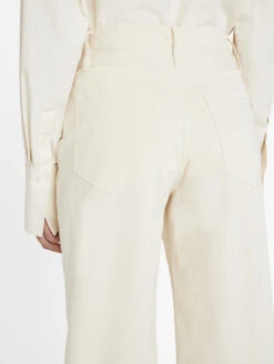 Ultra High Rise Barrel -- Bone -Elegant Wear Store LBR328 BONE FRSU23EC II WOMENS DAY 01 0685HR