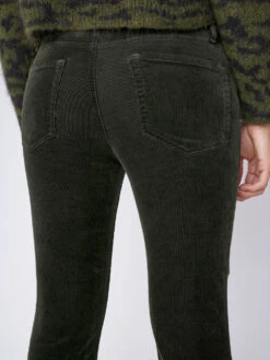 Le Crop Mini Boot Corduroy -- Surplus -Elegant Wear Store LCMBRA820 SURPLUS 0870