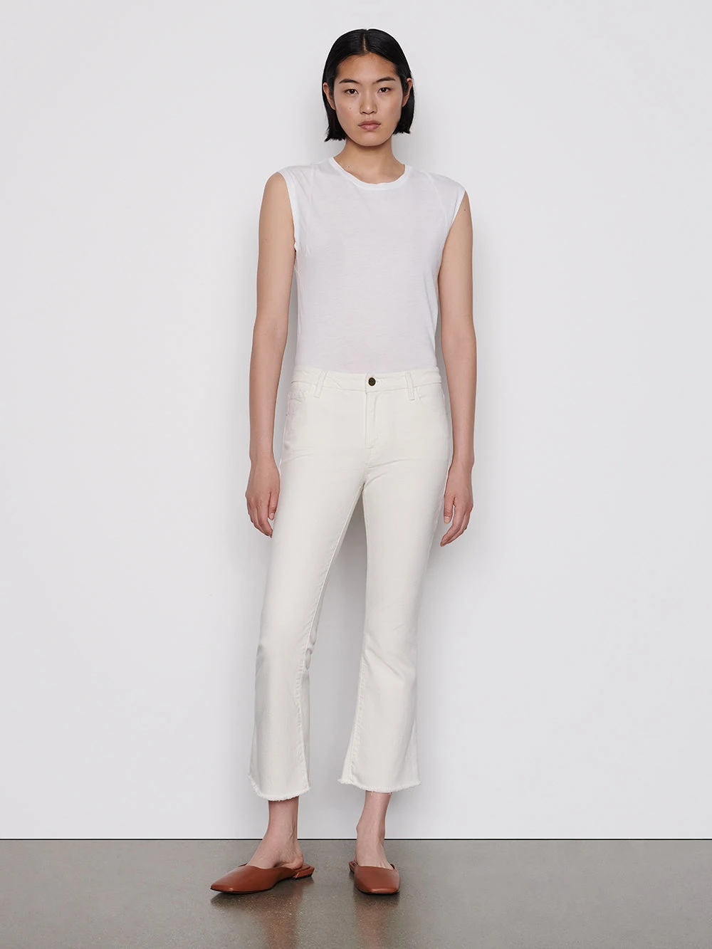 Le Crop Mini Boot Raw Fray -- Au Natural 4 Le Crop Mini Boot Raw Fray -- Au Natural - Image 2