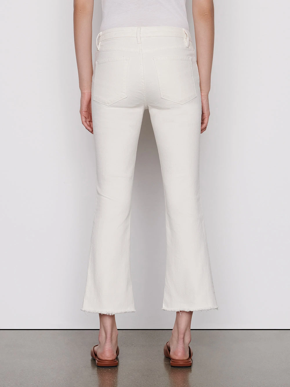 Le Crop Mini Boot Raw Fray -- Au Natural 6 Le Crop Mini Boot Raw Fray -- Au Natural - Image 4