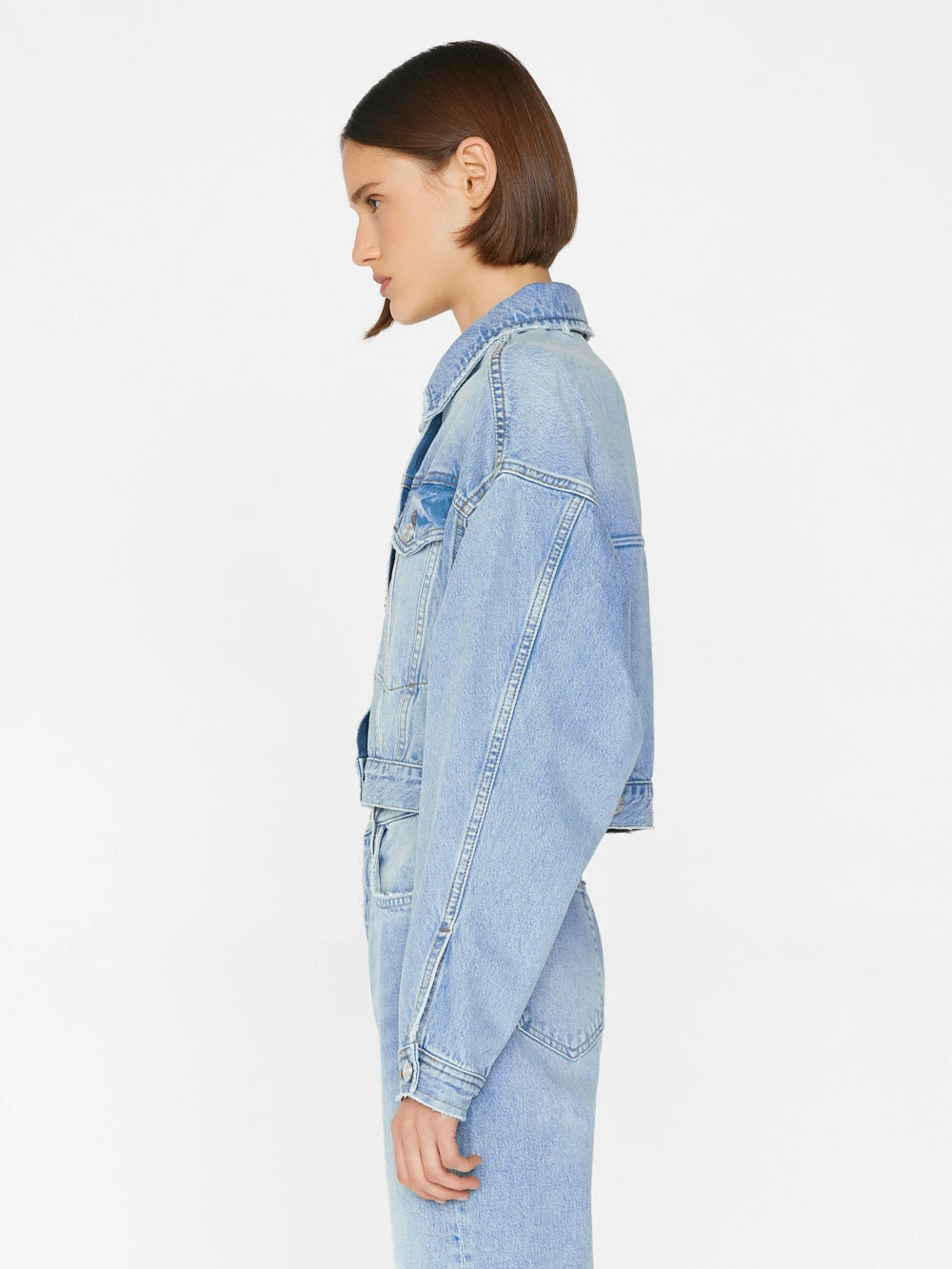 Le Cropped Oversized Jacket -- Open Air 9 Le Cropped Oversized Jacket -- Open Air - Image 7