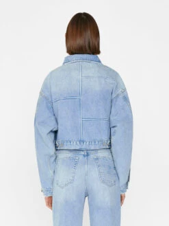 Le Cropped Oversized Jacket -- Open Air 17 Le Cropped Oversized Jacket -- Open Air -Elegant Wear Store LCOJKFP727 OPENAIR FRSP23EC WOMENS DAY 02 0034HR