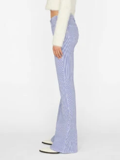 Le High Flare -- Blue Stripe -Elegant Wear Store LHF271P BLUESTRIPE FRW22EC II WOMENS DAY 02 0015HR