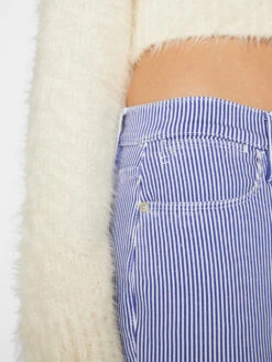 Le High Flare -- Blue Stripe -Elegant Wear Store LHF271P BLUESTRIPE FRW22EC II WOMENS DAY 02 0022HR