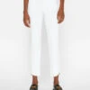 Le High Straight Cascade Hem -- Blanc -Elegant Wear Store LHSTCH790 BLANC FRSU23EC WOMENS DAY 05 0426HR