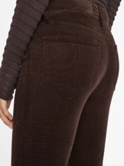 Le Mini Boot Slit Corduroy -- Espresso -Elegant Wear Store LMBIS820 ESPRESSO 0537