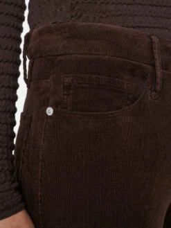 Le Mini Boot Slit Corduroy -- Espresso -Elegant Wear Store LMBIS820 ESPRESSO 0539