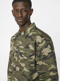 Camo Jacket -- Camo/Noir -Elegant Wear Store LMJK0188 CAMO NOIR FRSP23EC MENS DAY 03 0014HR