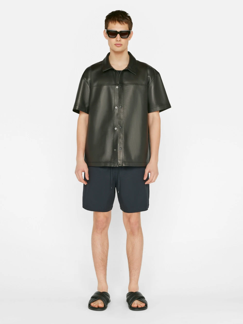 Soft Cotton Traveler Short -- Dark Navy 3 Soft Cotton Traveler Short -- Dark Navy