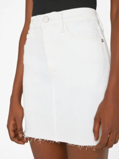 Le One Mini Skirt -- Blanc -Elegant Wear Store LOMSKRA632 BLANC FRSU23EC WOMENS DAY 05 0647HR