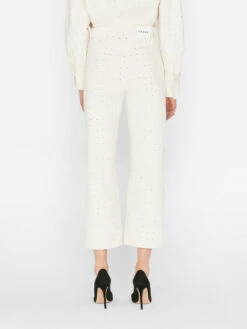 Rhinestone Le Jane Crop -- Bone -Elegant Wear Store LRJNC728 BONE FRSU23EC II WOMENS DAY 02 0242HR