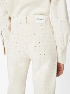 Rhinestone Le Jane Crop -- Bone -Elegant Wear Store LRJNC728 BONE FRSU23EC II WOMENS DAY 02 0249HR