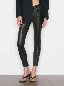 Featured Products 14 Le Skinny De Jeanne Leather Pant -- Washed Black