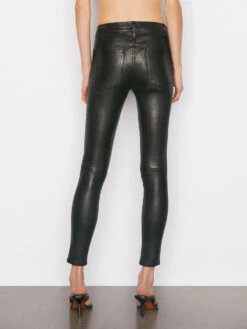 Le Skinny De Jeanne Leather Pant -- Washed Black -Elegant Wear Store LSJL001 WASHED BLACK FRSU22EC II WOMENS DAY 03 0037HR