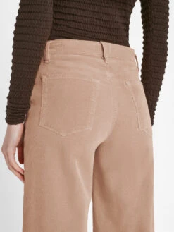 Le Slim Palazzo Corduroy -- Blush -Elegant Wear Store LSP820 BLUSH 0700