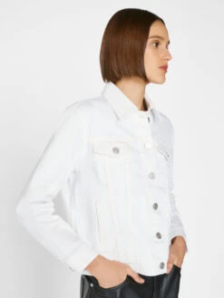 Le Vintage Jacket -- Blanc -Elegant Wear Store LVJ471 BLANC FRSP23EC WOMENS DAY 02 0013HR