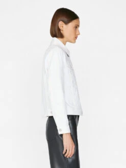 Le Vintage Jacket -- Blanc -Elegant Wear Store LVJ471 BLANC FRSP23EC WOMENS DAY 02 0026HR