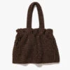 Beaded Crochet Bag -- Brown -Elegant Wear Store LWAX0495 BRWN 1