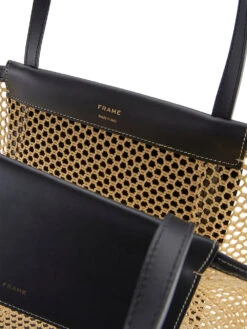 Le Market Shopper -- Natural/Noir -Elegant Wear Store LWAX510 NANR 2 4copy