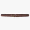 Petit Twist Buckle Belt -- Tobacco 2 Petit Twist Buckle Belt -- Tobacco -Elegant Wear Store LWBT0269 TABACCO 2