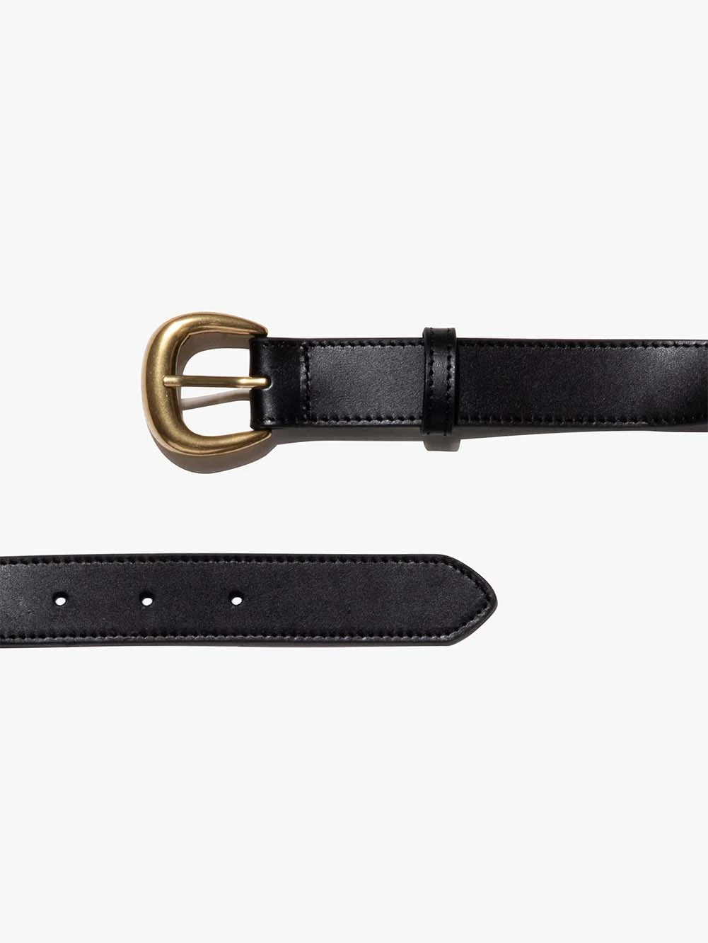 Timeless Buckle Belt -- Noir/Gold 4 Timeless Buckle Belt -- Noir/Gold - Image 2