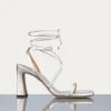 Le Ramona Heel -- Silver Metallic 1 Le Ramona Heel -- Silver Metallic -Elegant Wear Store LWFT0344 SVMT