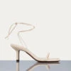 Le Ozzie Sandal -- Bone -Elegant Wear Store LWFT0354 BONE