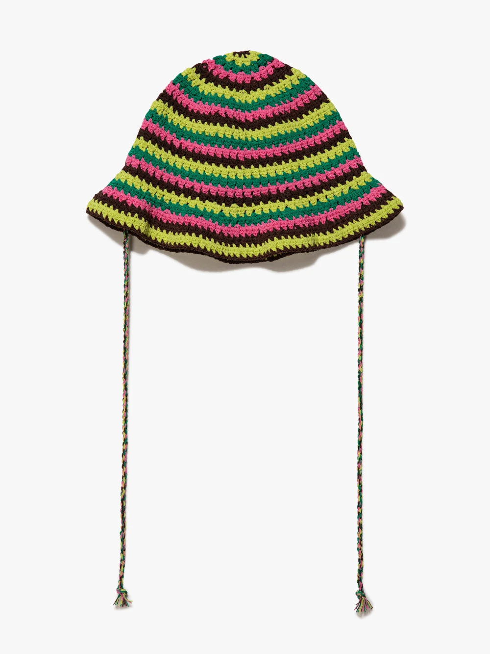 Crochet Bucket Hat -- Hot Pink Multi 3 Crochet Bucket Hat -- Hot Pink Multi