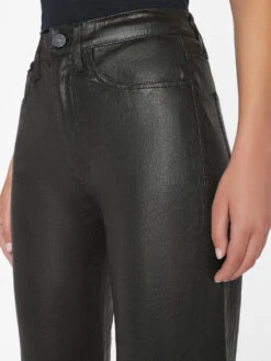 Le Jane Crop Leather -- Noir -Elegant Wear Store LWLT0705 NOIR 1125