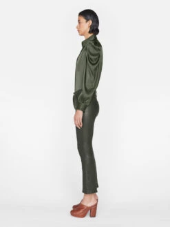 Leather Le Crop Mini Boot -- Surplus -Elegant Wear Store LWLT0718 SURPLUS 0894