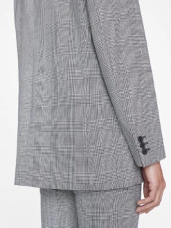 The Oversized Blazer -- Noir Multi -Elegant Wear Store LWOT0930 NOIR MULTI 0331