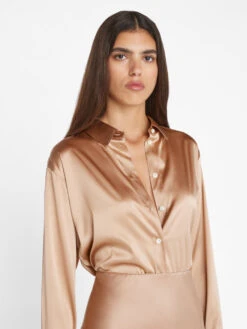 The Standard Shirt -- Blush -Elegant Wear Store LWSH2434 BLUSH 0165