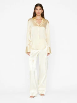 The Standard Shirt -- Butter 14 The Standard Shirt -- Butter -Elegant Wear Store LWSH2434 BUTTER FRSP23EC II WOMENS DAY 03 0005HR