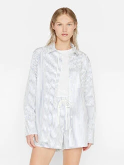 The Oversized Shirt -- Cobalt Multi