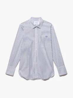 The Oversized Shirt -- Cobalt Multi -Elegant Wear Store LWSH2793 COMU