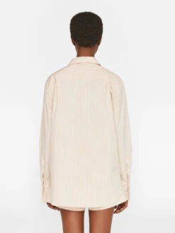 The Oversized Shirt -- Sand Multi 16 The Oversized Shirt -- Sand Multi -Elegant Wear Store LWSH2793 SAND MULTI FRSU23EC WOMENS DAY 04 1412HR